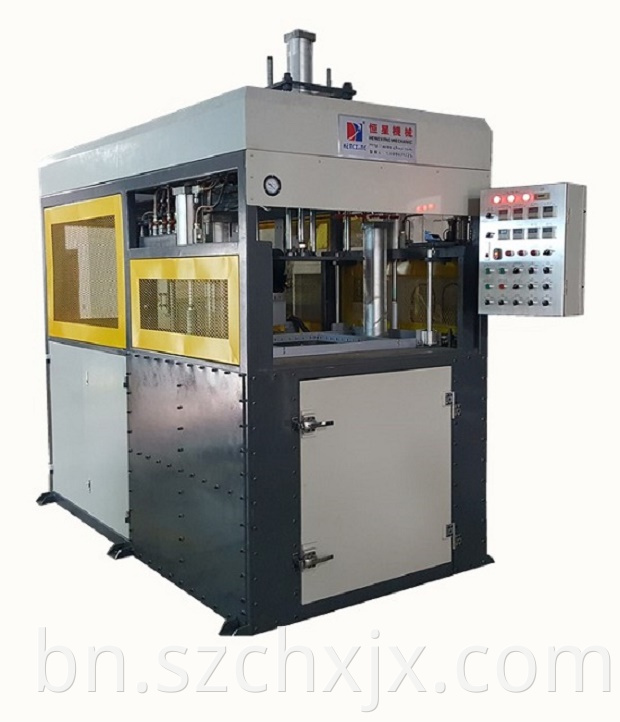 Automatic thick and deep plastic vacuum forming machine